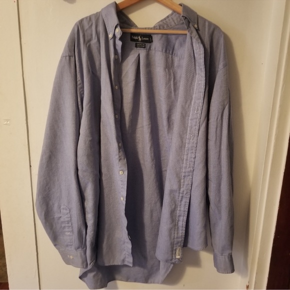 Polo Ralph Lauren Chambray Bottom Down Shirt - Light Blue - Picture 4 of 9